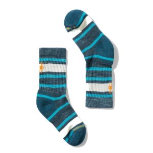Smartwool Hike Light Cushion Striped Crew Socks – Kid’s